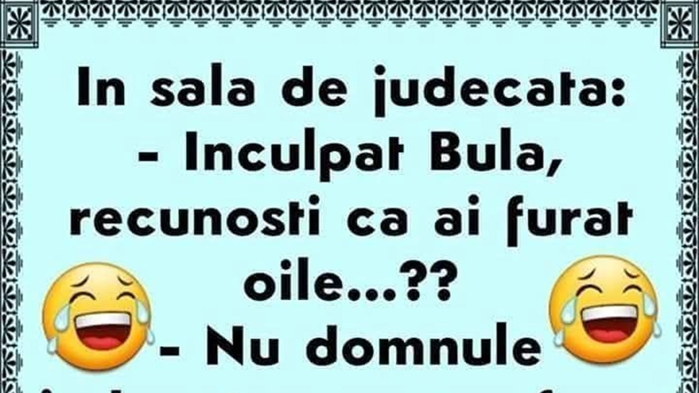 BANC | "Inculpat Bulă, recunoști că ai furat oile?"