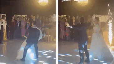 Marian Drăgulescu și Simona s-au căsătorit! Ce rochii a ales să poarte soția gimnastului