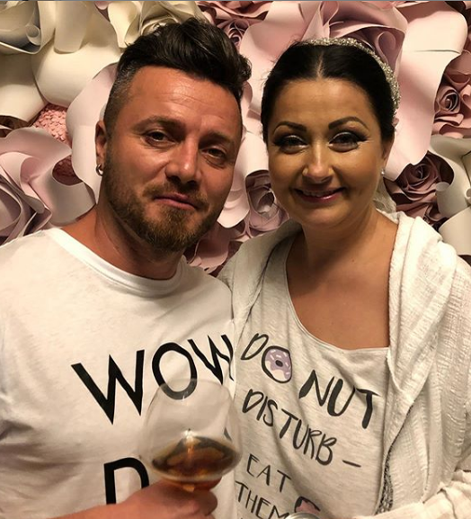 Gabriela Cristea și Tavi Clonda, petrecere în pijamale după nuntă