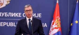 SHOW de forță la Belgrad! MII de oameni, în arenă pentru candidatura lui Vucic la funcția de premier