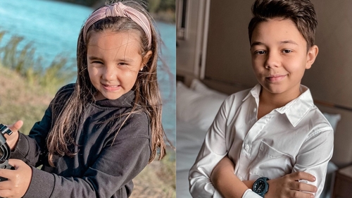 Scandal în avion cu Eva, fata lui Cătălin Măruță și a Andrei. Tânăra vedetă de pe TikTok a acceptat cu greu să-i cedeze locul fratelui său