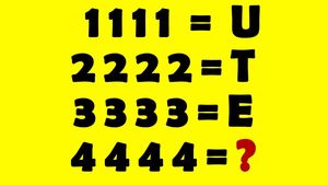 Test de inteligență | Dacă 1111=U, 2222=T și 3333=E, cât este 4444?