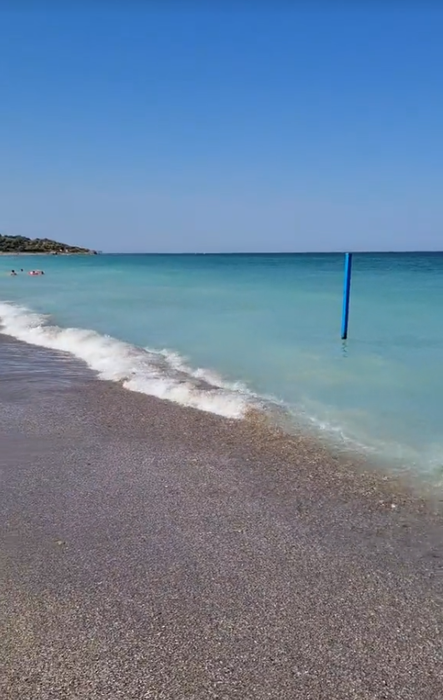 Plaja Tuzla i-a cucerit pe turiști /Foto: TikTok