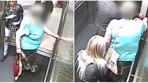 Femeia aceasta era in lift, dar nu avea habar de tot ce se petrece. E socant ce se intampla in doar cateva secunde. Totul a fost filmat VIDEO