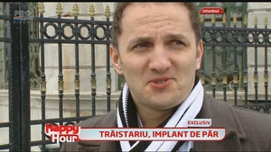 Sătul de medicii din România, Trăistariu s-a dus in Turcia să-şi facă implant de păr: "E veşnica mea dramă"