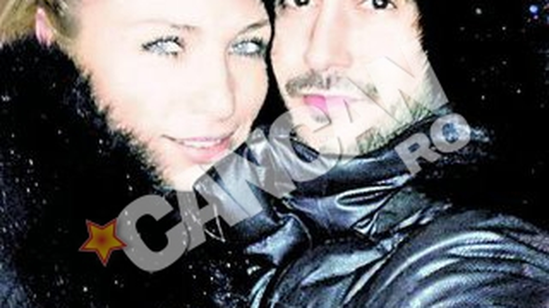 Lectii de sarut frantuzesc in public! Violeta Babliuc si-a "sufocat" iubitul la patinoar