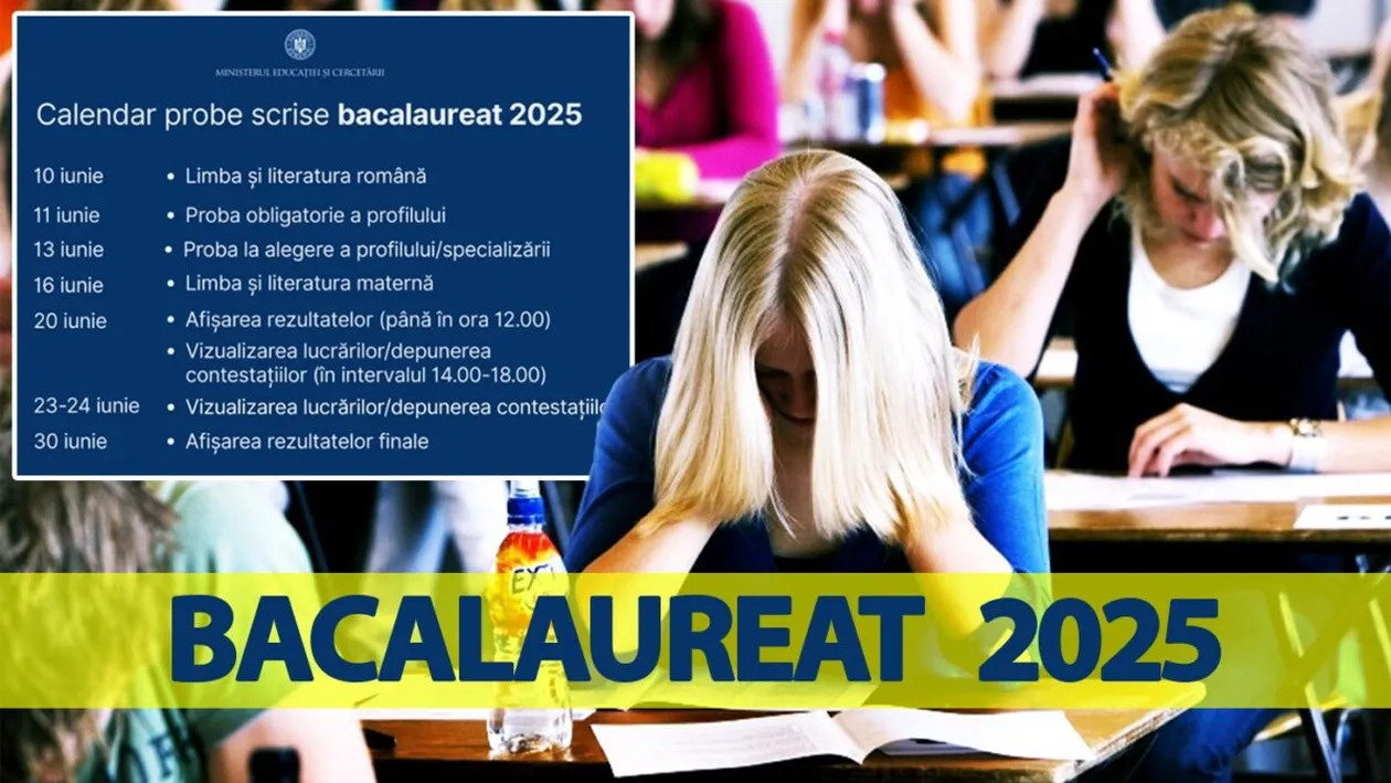 BACALAUREAT 2025 | Subiectele, baremele și primele rezultate. Anul acesta, poți afla primul AICI ce notă ai luat la Bac
