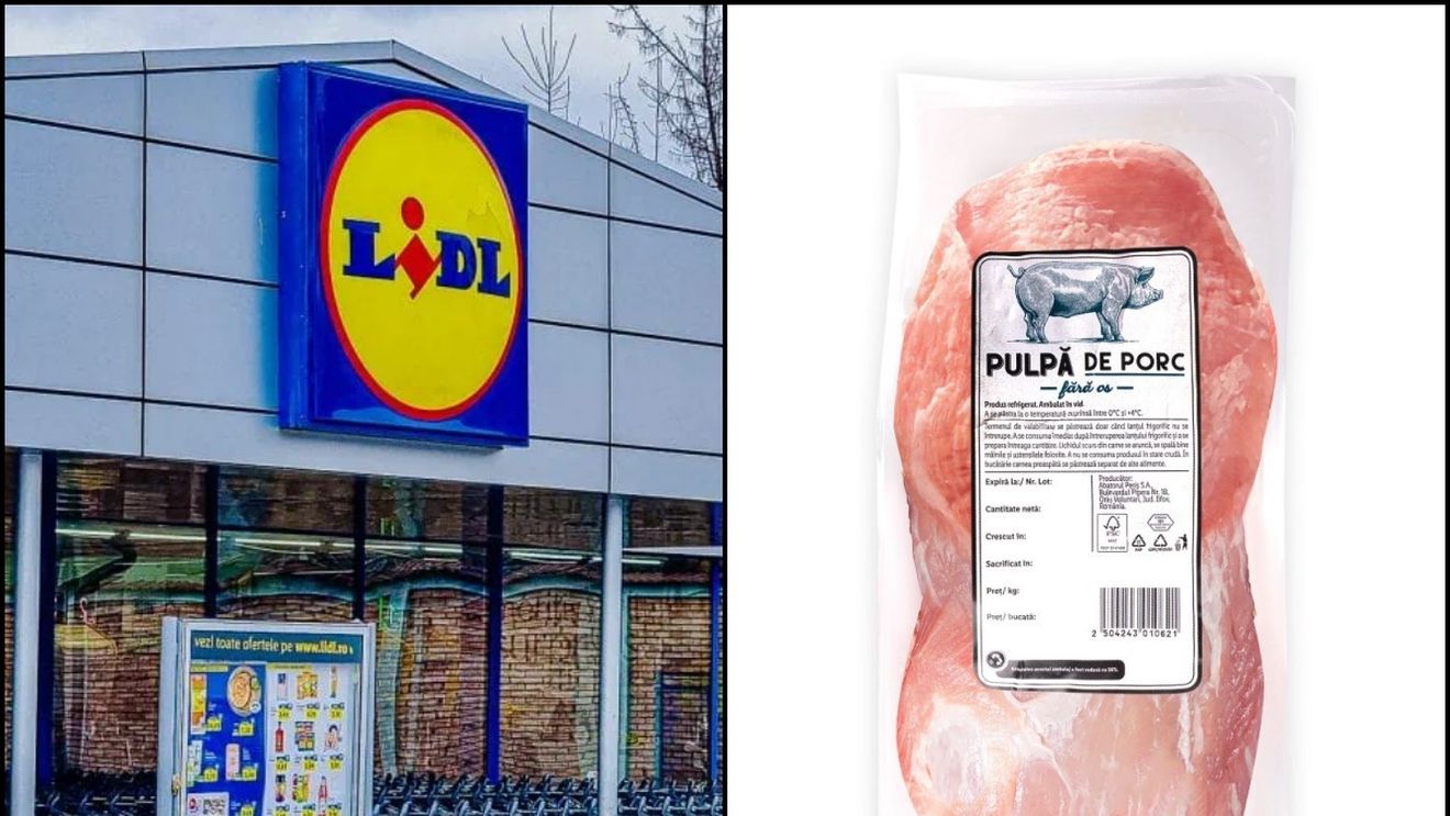 Atenție la carnea de porc din Lidl și Kaufland. De unde sunt aduse produsele care se află în rafturile supermarketurilor