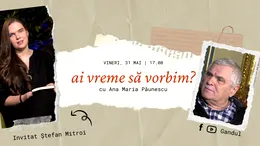 Scriitorul Ștefan Mitroi este invitatul celei mai noi ediții „Ai vreme să vorbim, cu Ana Maria Păunescu”, singurul PODCAST de muzică folk și poezie