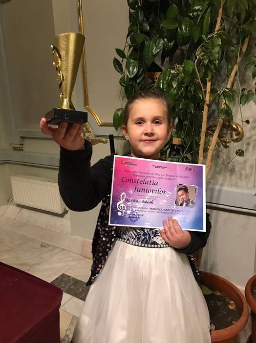 Miruna a obţinut premii peste premii pentru vocea ei