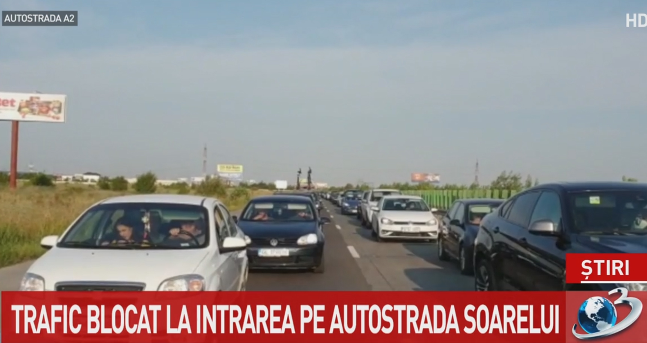 Cum arată traficul pe Autostrada Soarelui. Imagini realizate în această dimineață, la ora 08:11