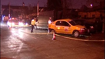 Accident lângă Bucureşti: Un taxi a lovit două maşini după ce clientul a tras frâna de mână