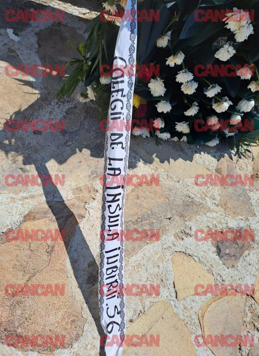Coroana adusă de colegii de la Insula Iubirii