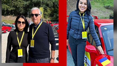 Piero și Romina participă cu un Ferrari de 4 milioane de dolari! Steagul României, la Dolomiti! 100 dintre cei mai bogați afaceriști ai lumii se bat în mașini de colecție