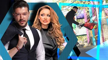 Cum încearcă Victor Slav să-și protejeze fetița ca să nu sufere din cauza despărțirii părinților. Avem filmări super-exclusive!