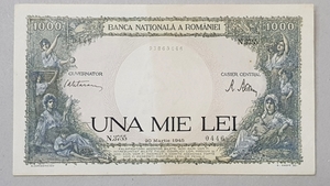 Cât a ajuns să coste pe OLX o bancnotă de 1000 de lei, din 1941