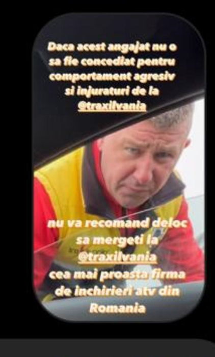 Lino Golden, campanie de denigrare împotriva firmei Traxilvania / Sursă foto: Instagram