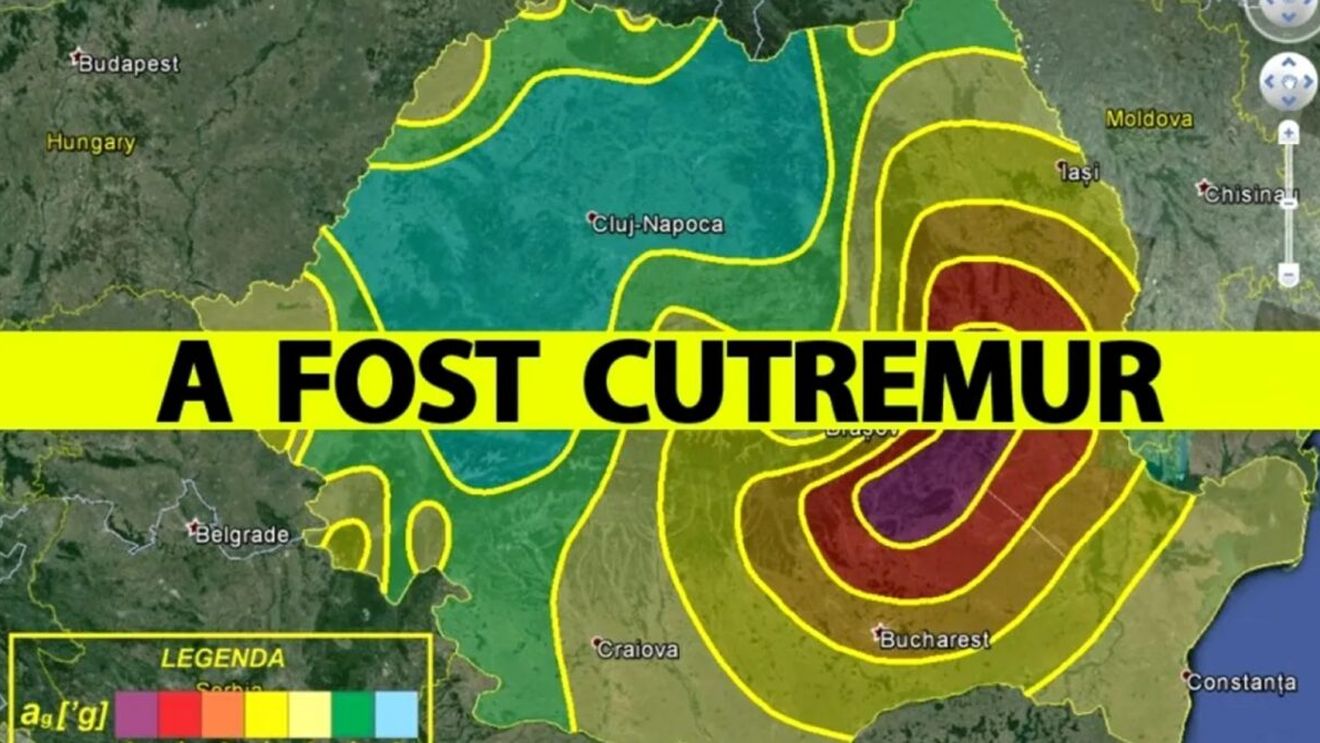 Cutremur în România, luni seară! Unde s-a produs seismul și ce magnitudine a avut