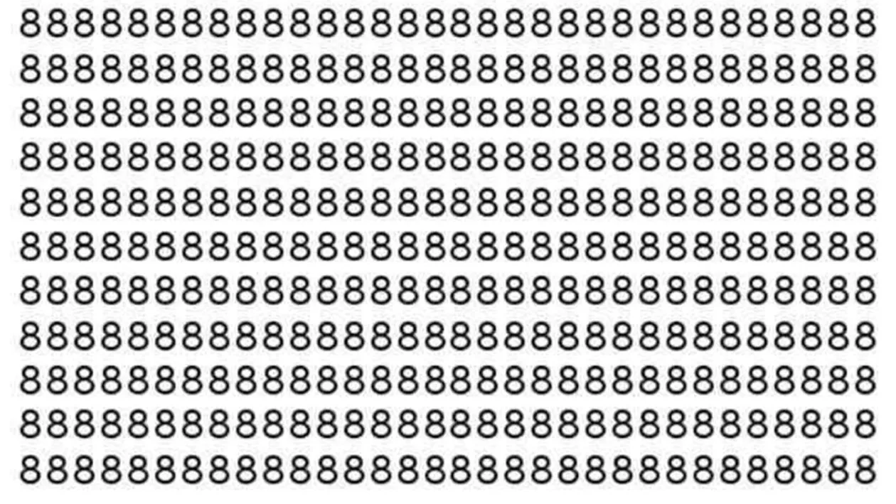 Iluzie optică virală | Găsiți cifra 6 în maximum 5 secunde!