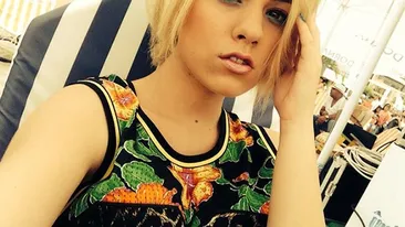 Rochia i-a jucat o ”festă” şi... Cum a fost surprinsă JO, fosta concurentă de la ”X Factor”