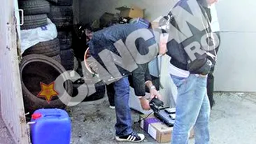 Procurorii au gasit intr-un garaj ponosit ceasuri si butoni de aur. Boldea si-a pitit averea printre cauciucuri