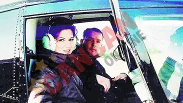 Amalia Enache a zburat cu un elicopter fara usi