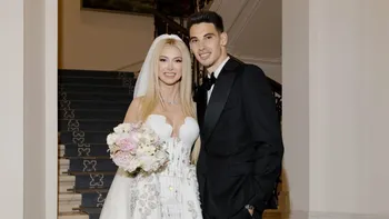 Primele imagini cu Andreea Bălan în rochie de mireasă. Victor Cornea, emoționat în ziua nunții: ”Este cea mai frumoasă zi!”