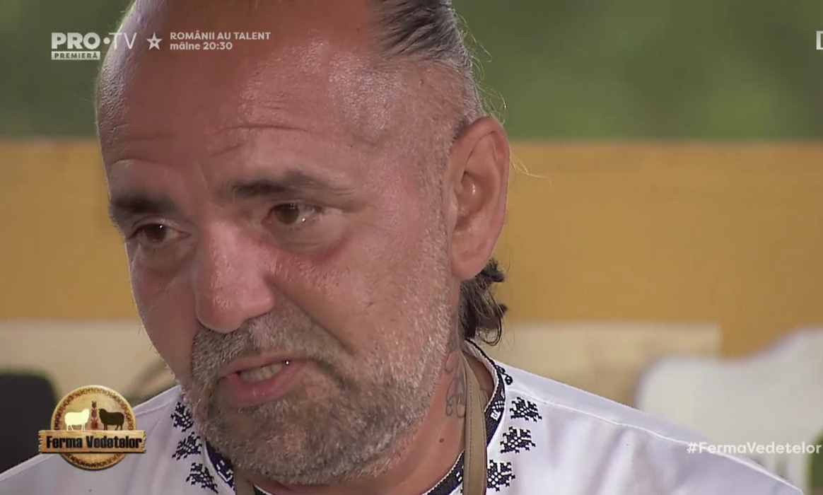 Daniel Iordăchioaie a izbucnit în lacrimi la „Ferma Vedetelor”! Ce mărturisiri emoționante a făcut artistul