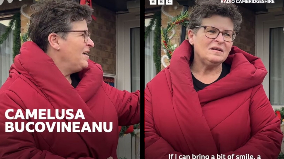 Camelia i-a impresionat pe jurnaliștii de la BBC după ce și-a decorat casa de Crăciun. Ce au scris britancii despre româncă