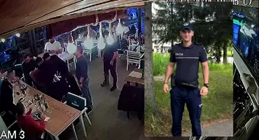 Un elev de la Școala de Agenți de Poliție a devenit erou! Tânărul i-a salvat viața unui client la masa unui restaurant