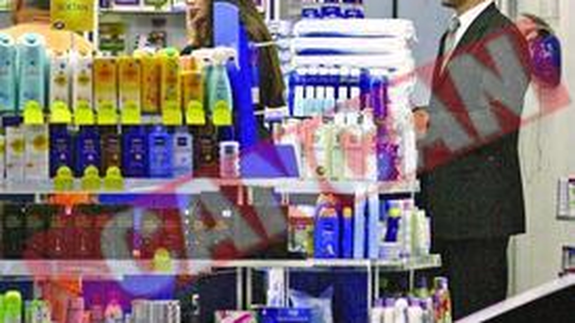 Cu garda de corp inarmata, in farmacie