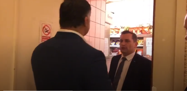 Daniel Ghiță și Sebastian Cernic, ceartă pe holurile Camerei Deputaților /Foto: Captură video 