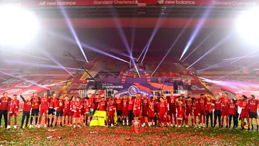 Liverpool a sărbătorit primul titlu după 30 de ani! Fiesta campioanei, AICI!