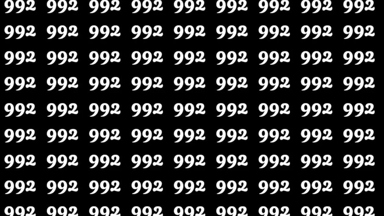 Test de inteligență | Numai cei cu ochi de spion văd unde se ascunde '982' în această imagine