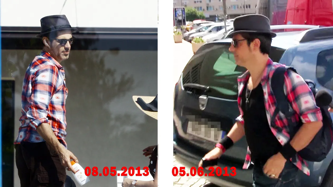 Banica s-a indragostit de camasa pe care a purtat-o la ultima intalnire cu Andreea Marin. O asorteaza aproape la orice!