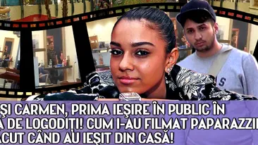 Franco si Carmen, prima iesire in public in postura de logoditi! Cum i-au filmat paparazzii si ce au facut cand au iesit din casa!