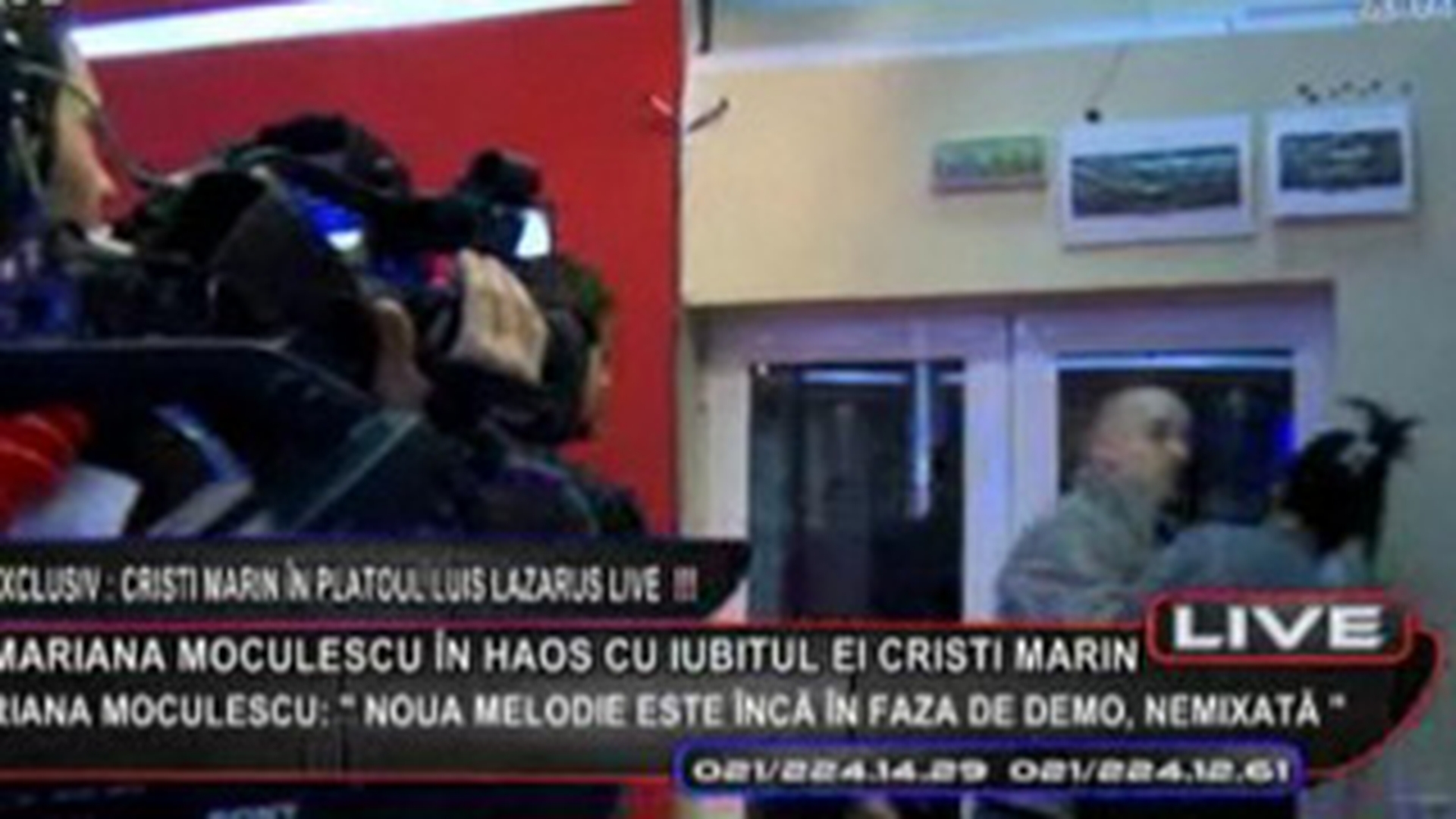 Mariana Moculescu s-a luat la bataie la TV cu fostul iubit, Cristi Marin! Vezi ce a enervat-o la culme!