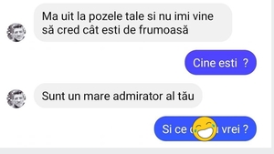 Bancul zilei. "Mă uit la pozele tale și nu îmi vine să cred cât ești de frumoasă..."