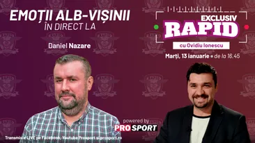 Rapid a încheiat cantonamentul, iar noi ne vedem azi la EXCLUSIV RAPID, în direct pe YouTube - ProSport, de la ora 16:45