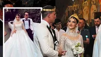 Primele imagini cu fiica lui Mugur Mihăescu în rochie de mireasă! ”Lumea bună” și-a dat întâlnire la nunta Ivonei Mihăescu cu Vlad Gabura