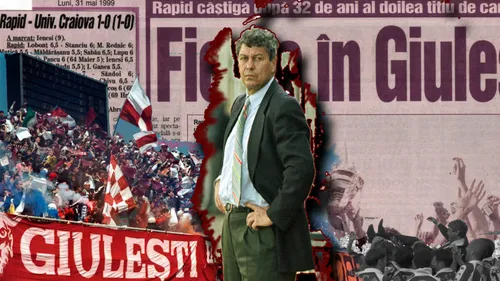 Din copilărie până la titlu: povestea Rapidului, a titlului din 1999 și a lui Mircea Lucescu spusă din tribună