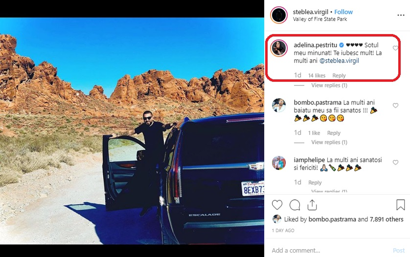 Adelina Pestrițu, surpriză inedită pentru soțul ei! Virgil Steblea și-a petrecut ziua de naștere în Las Vegas