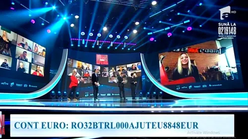 Delia, Ștefan Bănică și Loredana au donat peste 37.000 de euro, la teledonul Români Împreună, organizat de trustul Intact