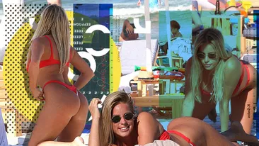 Fostul iepuraș Playboy a “pozat” super-sexy pe șezlong. A tras de slip și...