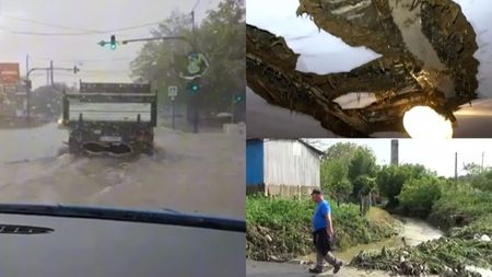 A fost potop în România! Mașini distruse, oamenii se tem că rămân pe străzi