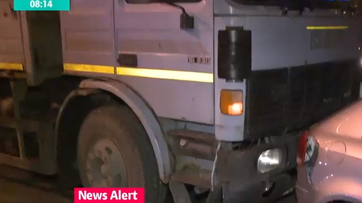 Autorul carambolului de luni din Capitală este un jandarm beat! A fost deschis dosar penal