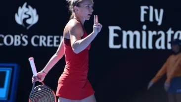 Fotografia anului! Cum a fost pozată Simona Halep în vestiar, imediat după calificarea dramatică de la Australian Open