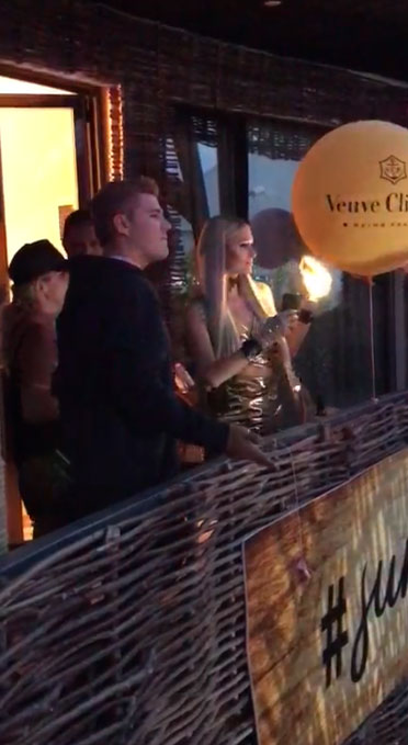 Paris Hilton, show la NUBA