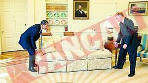 Obama muta canapelele la Casa Alba