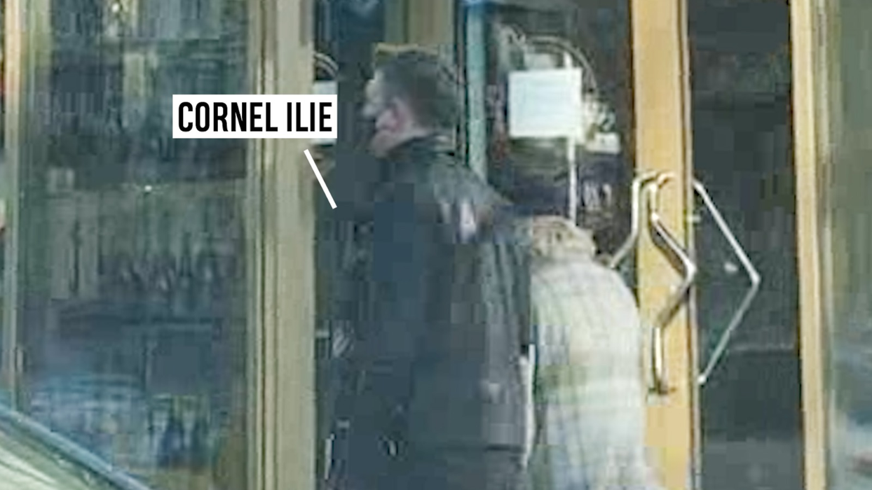 Cornel Ilie, la plimbare, alături de o blondină, în Dorobanți
